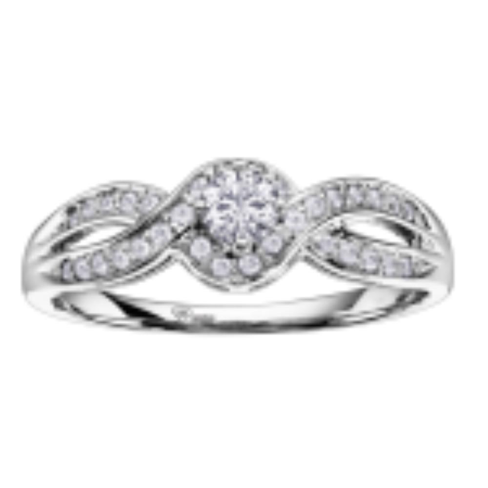 Bague de fiançailles à diamants
