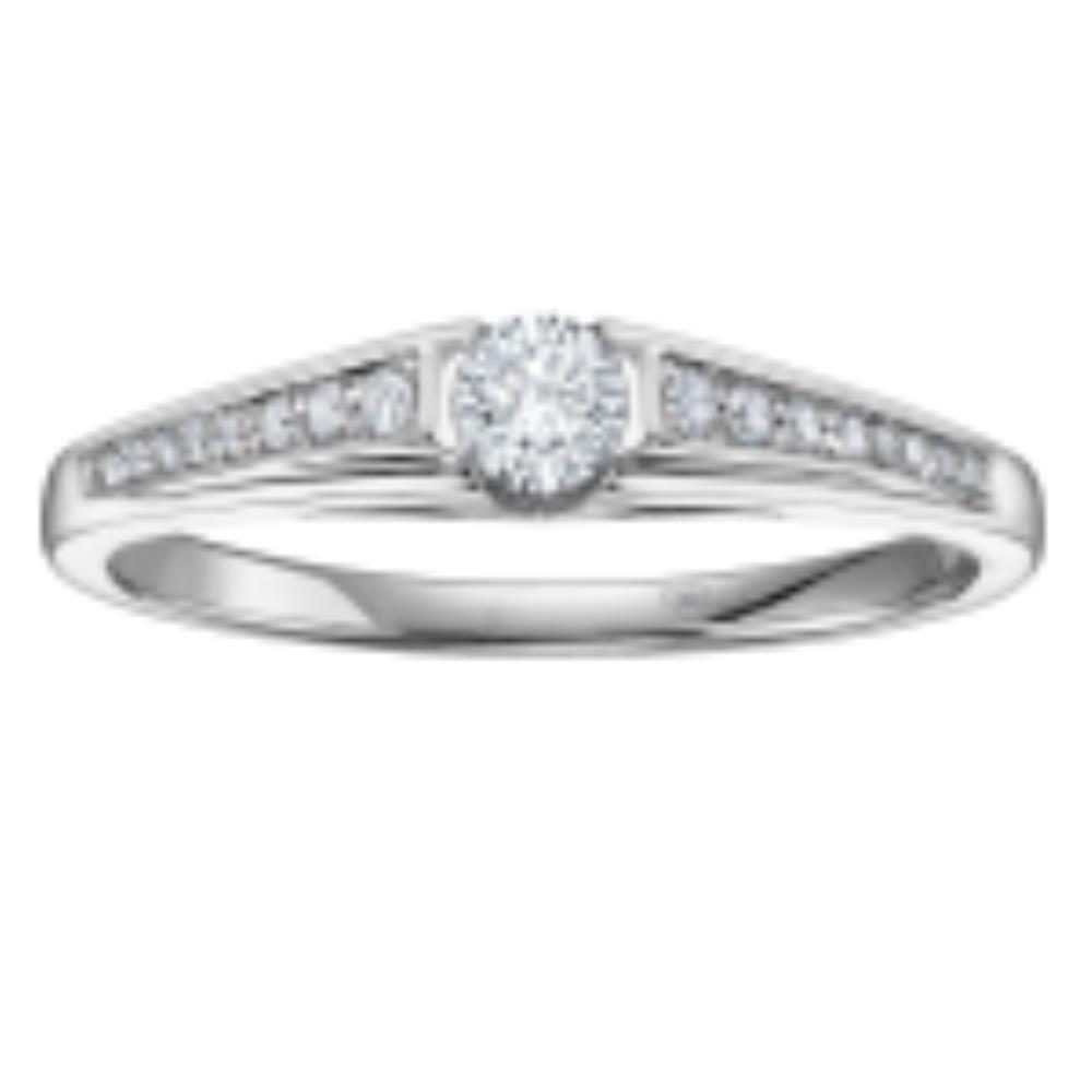 Bague de fiançailles à diamants