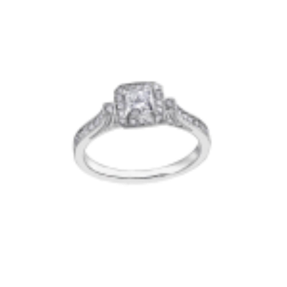 Bague de fiançailles à diamants