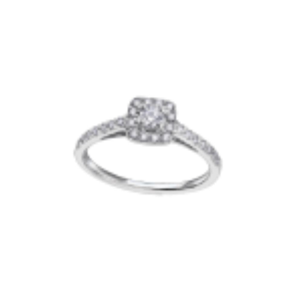 Bague de fiançailles à diamants