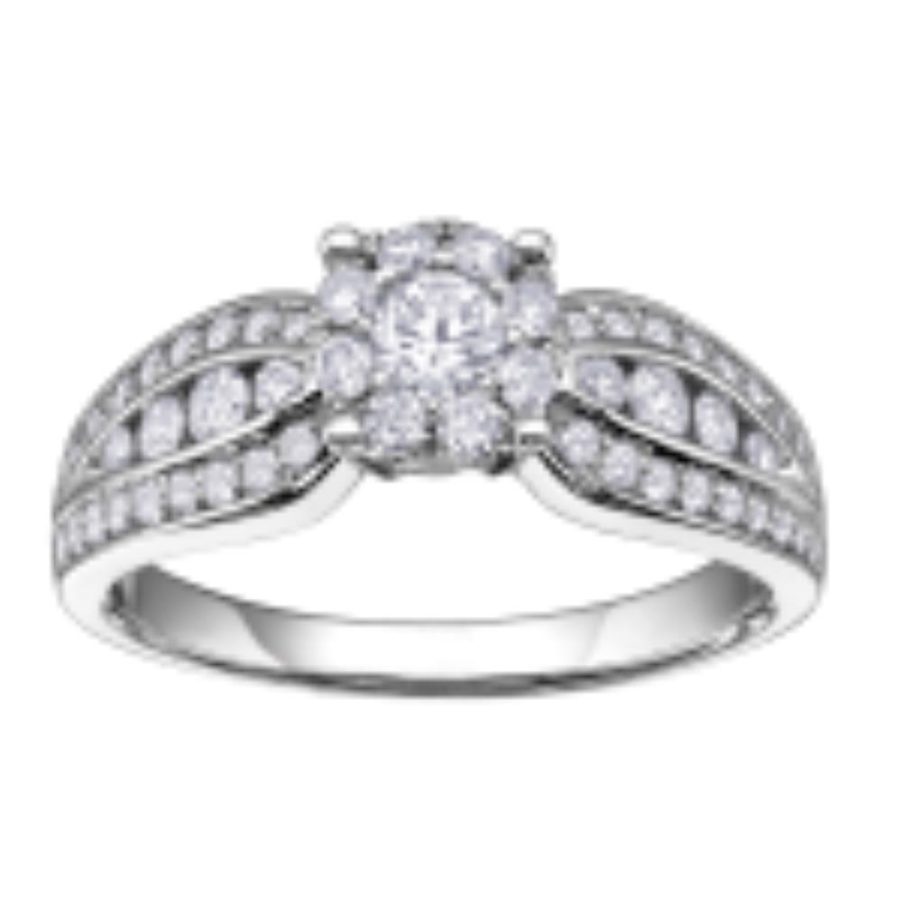 Bague de fiançailles à diamants
