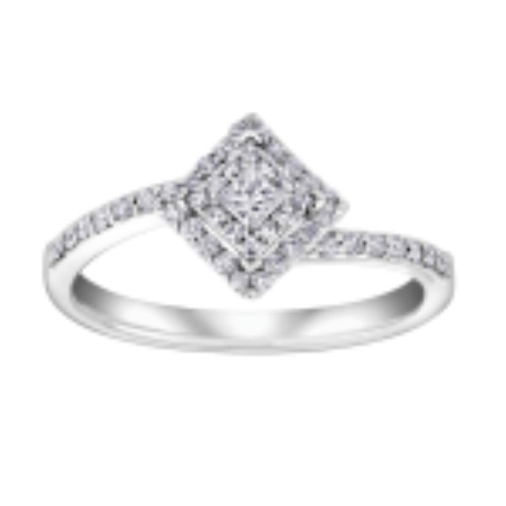 Bague de fiançailles à diamants