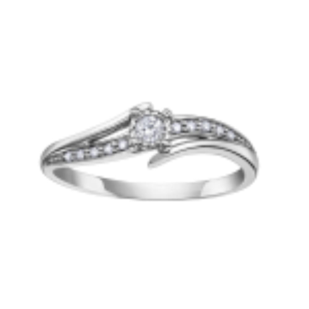Bague de fiançailles à diamants