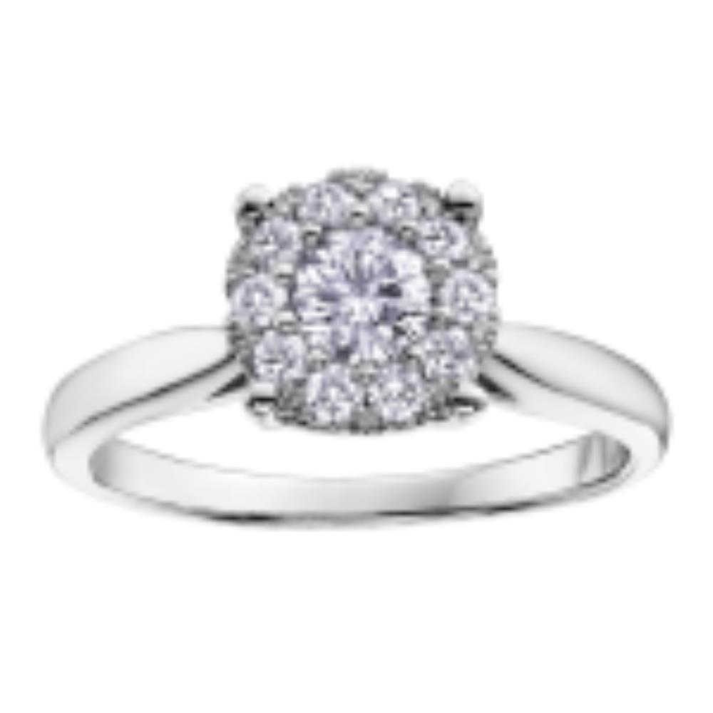 Bague de fiançailles à diamants