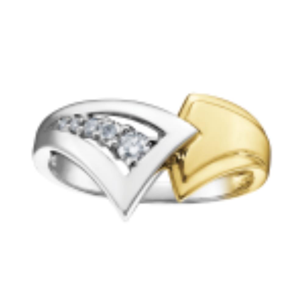 Jonc à diamants fancy et original